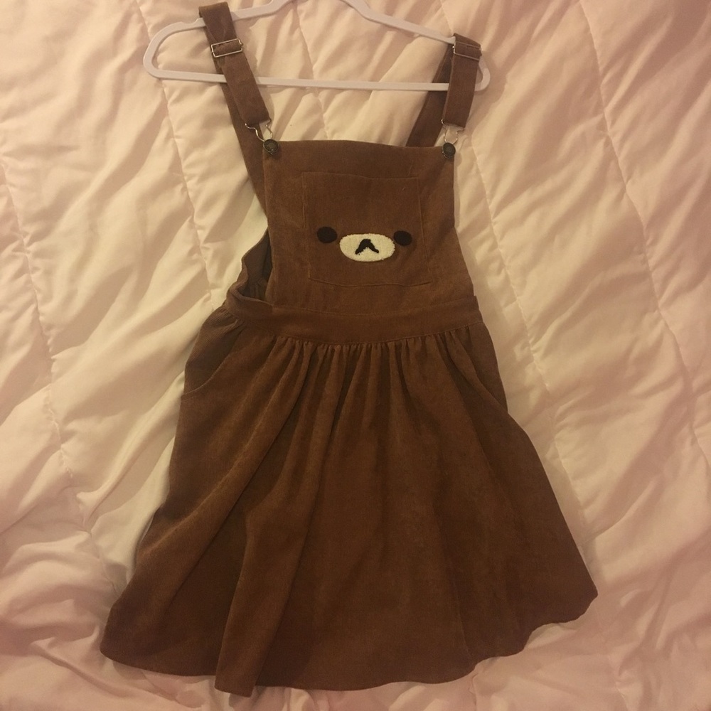 Rilakkuma kawaii jumper overall dress ♡